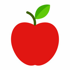 Food apple silhouette vector illustrator