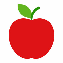 Food apple silhouette vector illustrator