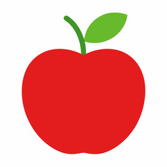 Food apple silhouette vector illustrator