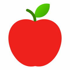 Food apple silhouette vector illustrator
