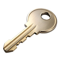 Key isolated on transparent background 