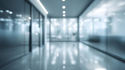 Obraz premium Blurred office interior with doorway modern workspace digital background professional environment