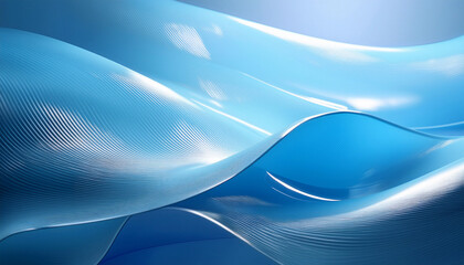 Obraz premium modern blue background with gentle reflections and soft hues