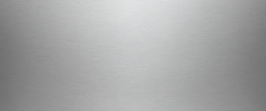 Smooth brushed silver metal background.