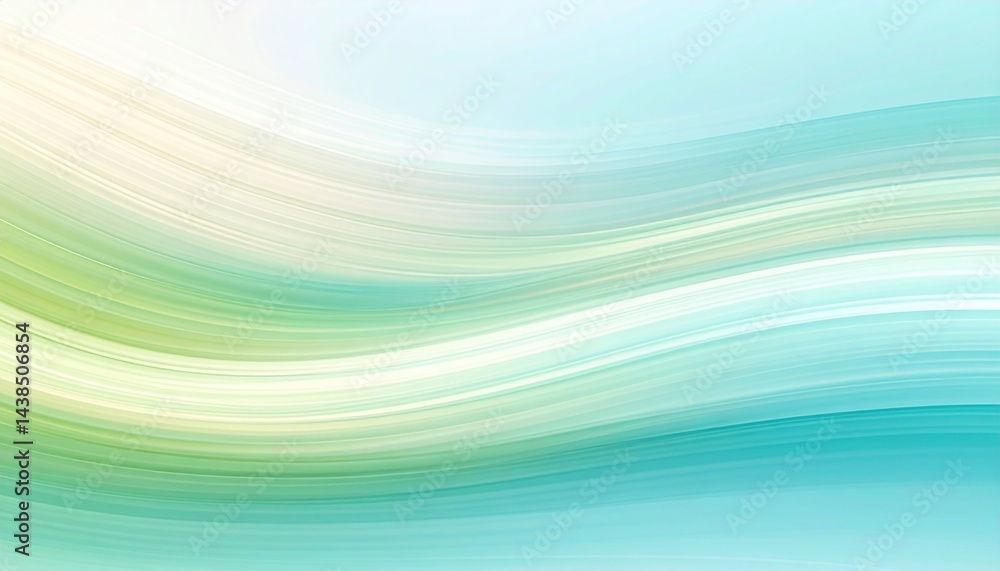 Poster flowing abstract patterns creative design digital art soft colors minimalistic serenity