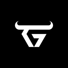 letter G bull logo