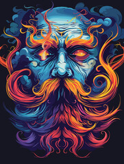 Man with a beard and a beard with a beard