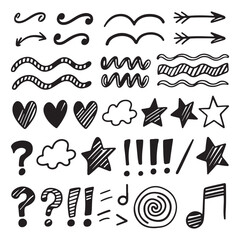 Creative and editable icons for infographics and branding