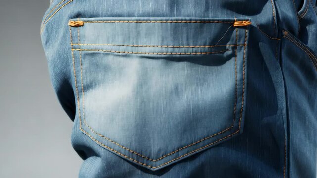 Background featuring fabric and pocket.