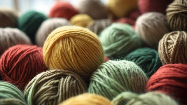 Crafted wool spheres
