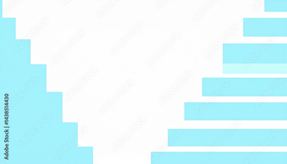 Aufkleber dynamic staircase design modern architecture visual art minimalist environment aerial view conceptua