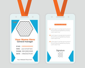 Modern  ID Card Template