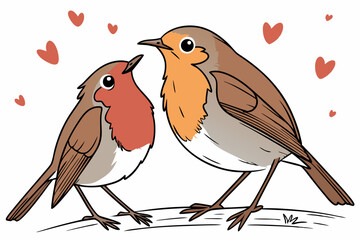 robin on a branch