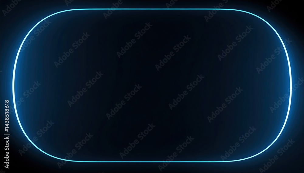 Aufkleber illuminated neon frame digital creativity graphic design dark environment abstract viewpoint modern 