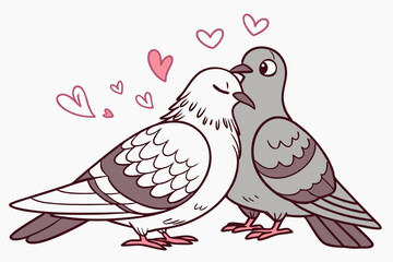 two birds on a branch