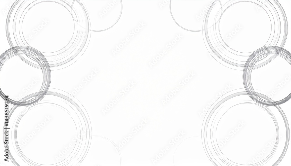 Poster dynamic abstract shapes interaction digital space graphic design minimalist environment top-down vie