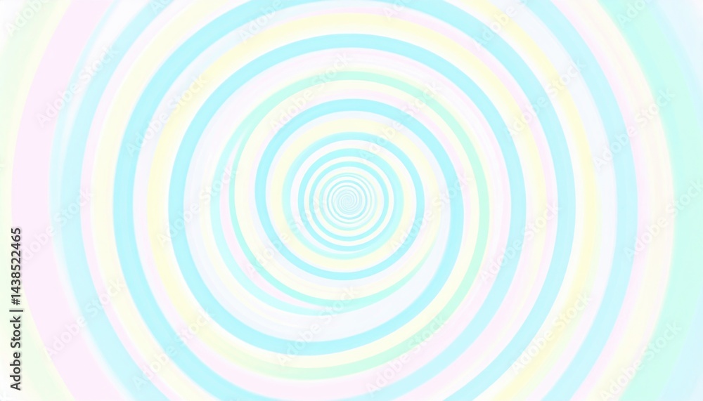 Poster spiral motion animation abstract digital art circular patterns vibrant colors surreal environment cr