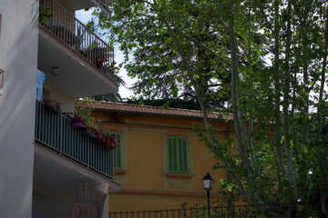 Maison méditerranéenne, couleur orange