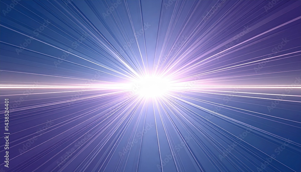 Poster radiant light burst digital space abstract visualization cosmic environment dynamic perspective ener