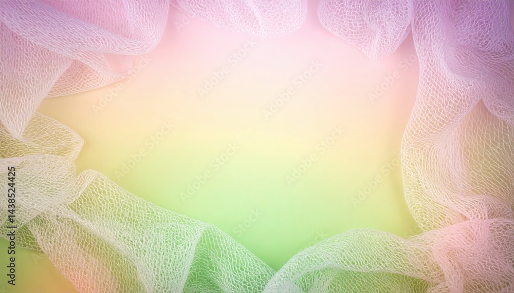 Poster creative abstract heart shape design digital art soft colors ethereal background artistic viewpoint 