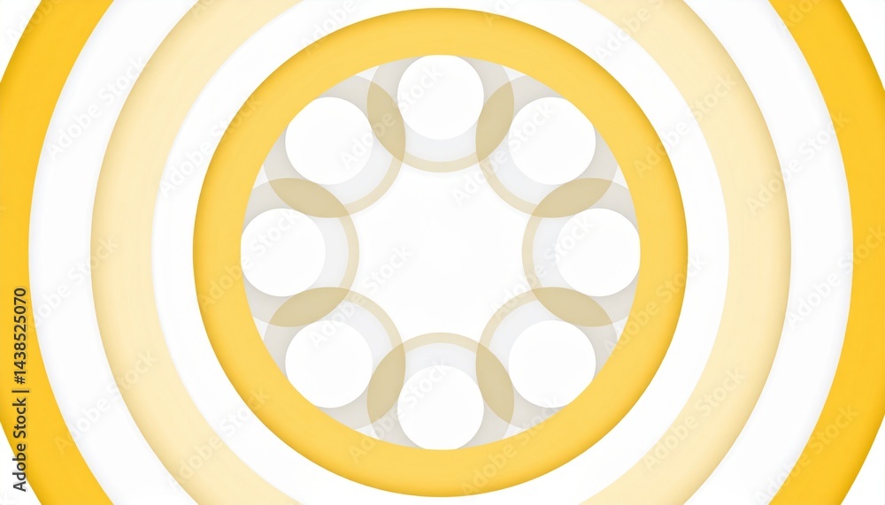 Poster dynamic circular patterns digital design graphic art abstract close-up modern aesthetics