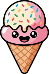 ice cream vector illustration