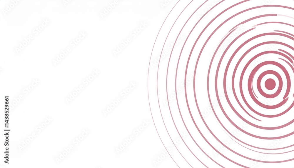 Poster dynamic circular patterns creating visual rhythm abstract art digital graphics modern design bird's 