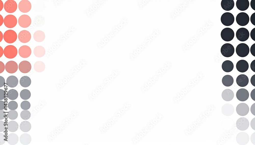 Poster dynamic circular design elements for modern graphic art creative studio digital artwork minimalist e