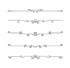 Elegant Decorative Line Art That Perfectly Complements Any Elegant Design Projects