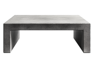 Cement table isolated