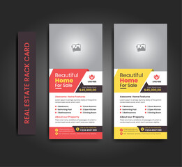 Real Estate Rack Card Template Design