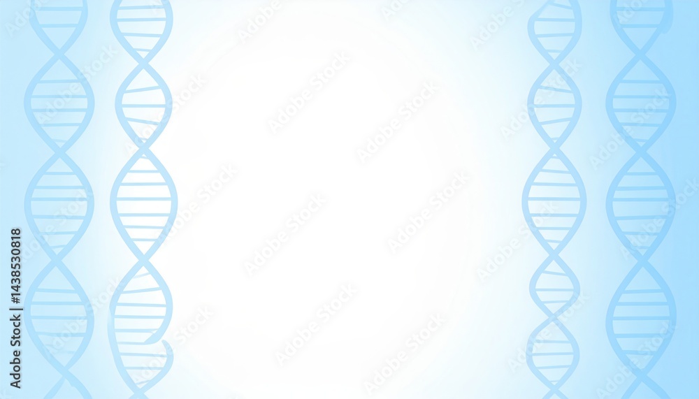 Poster exploring genetic structures laboratory research visual graphics scientific environment abstract vie