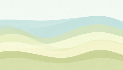 Gentle waves rolling over serene landscape tranquil nature scene digital artwork soft colors abstract viewpoint calm concept