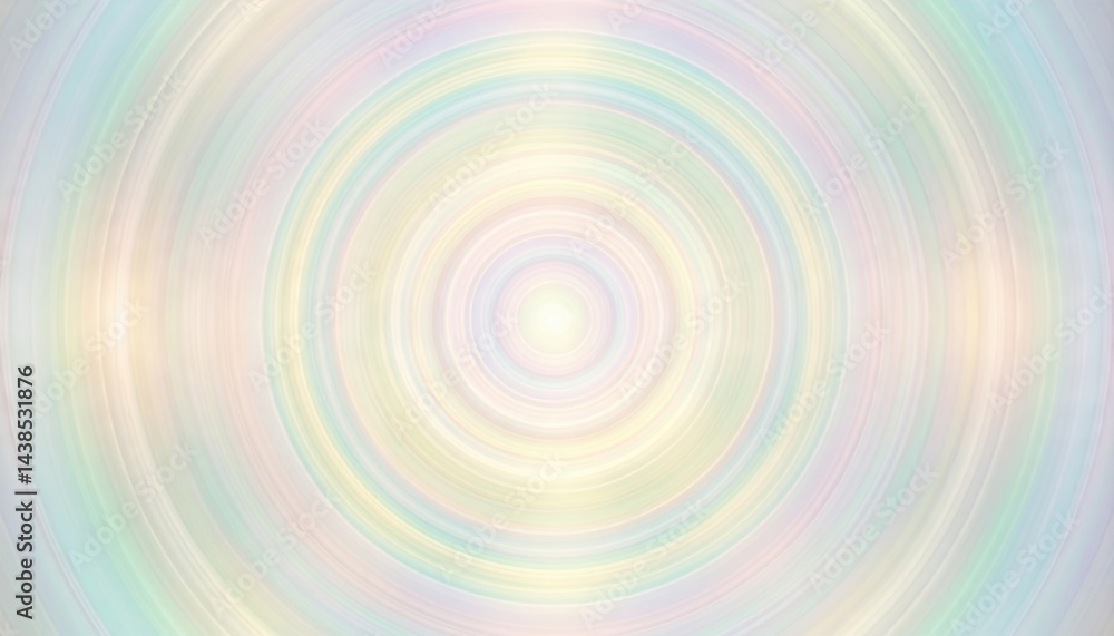 Poster radiant light circles abstract background digital art soft colors wide view visual serenity for rela