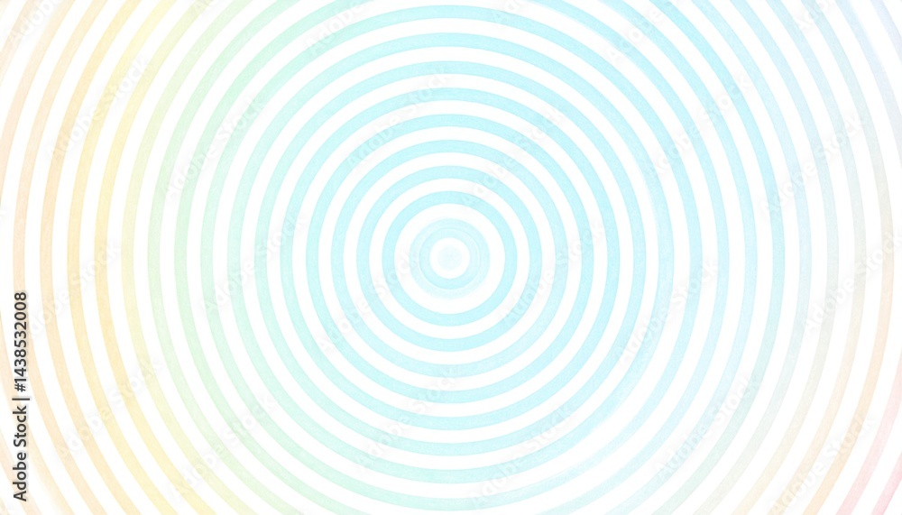 Poster dynamic circular patterns abstract design digital art smooth gradient top-down view visual harmony f