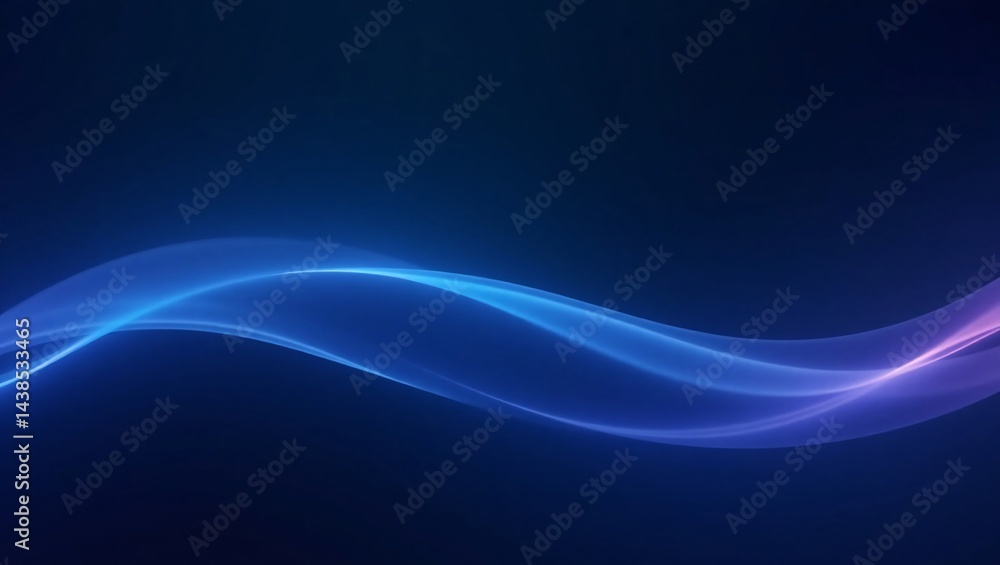 Poster abstract gradient background with delicate waves