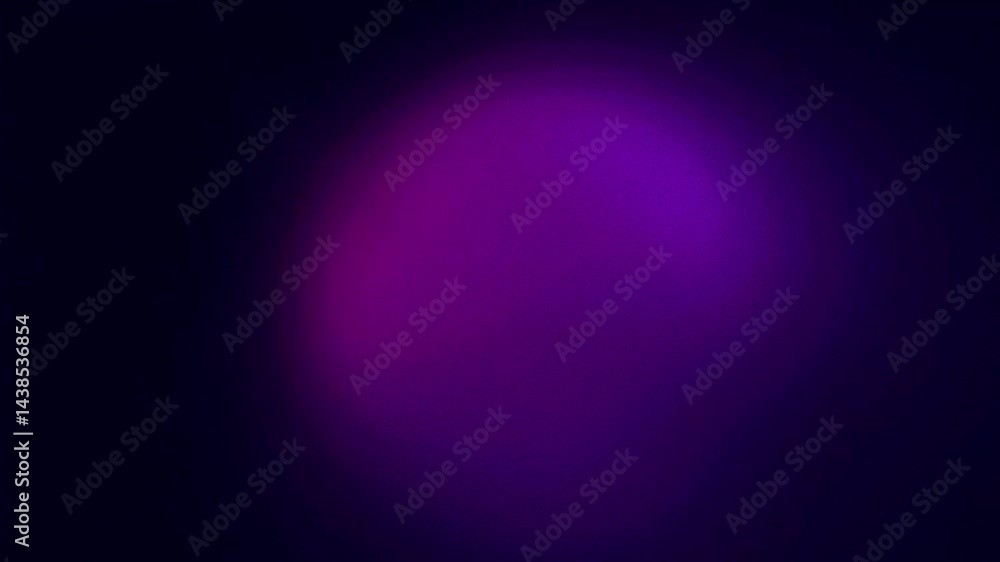 Wall mural abstract purple pulsating sphere, blurry gradient looping animated background