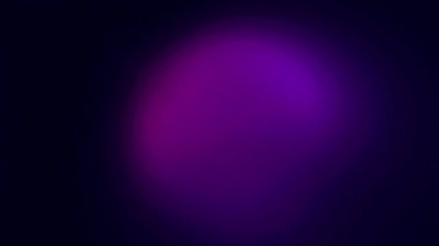 Abstract purple pulsating sphere, blurry gradient looping animated background