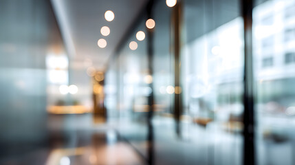 Office ambiance modern workplace blurred interior professional environment contemporary viewpoint