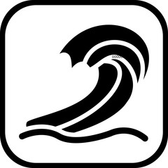Ocean vector icon style