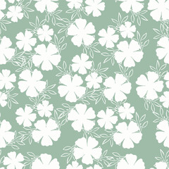 Vintage Floral patterns seamless background border embroidery ethnic batik retro. Flower motifs paisley batik. Blue silhouette watercolour flowers ikat design hand drawn. Vector illustration