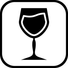 Wine glass Icon style