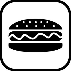 Hot dog Icon style