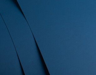 Blue paper texture with deep cobalt and ocean blue tones, matte finish with geometric lines and...