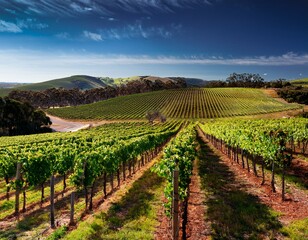 Fototapeta premium vineyard in the adelaide hills