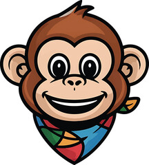 monkey art design stock photos illustration