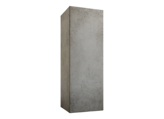Vertical rectangular block
