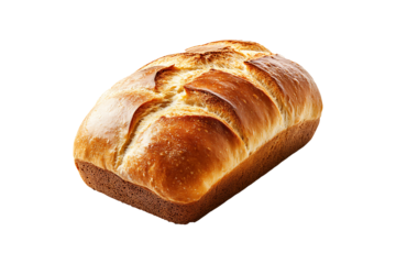 Golden Crust Artisan Bread Isolated on Transparent Background PNG