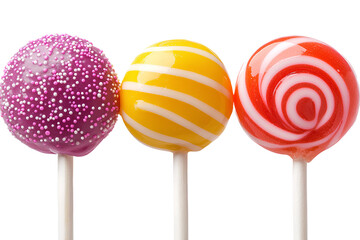 Lollipops candy and lollipops isolated on a transparent background PNG