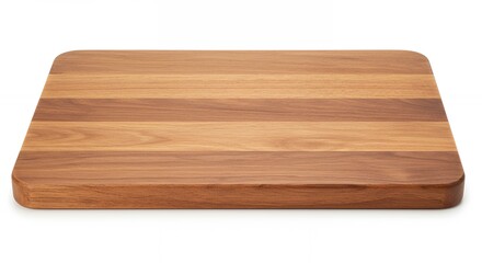 Light brown rectangular bamboo cutting board